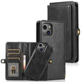 Strong Magnetic Detachable Leather Case, For iPhone 14 Pro Max, For iPhone 14 Pro, For iPhone 14, For iPhone 14 Plus For iPhone 14 Pro Max Black
