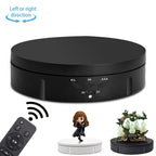 USB Electric Rotating Turntable Display Stand, Load: 10kg, 14.6cm Remote, 14.6cm Remote Mirror 14.6cm Remote Black