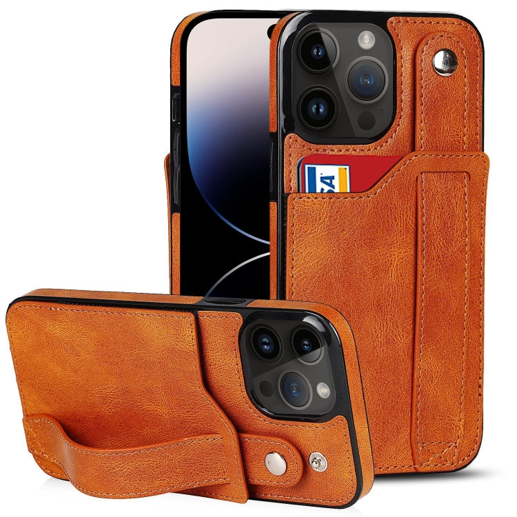 Wrist Strap Holder Phone Case, For iPhone 14 Pro Max, For iPhone 14... For iPhone 14 Pro Max Yellow