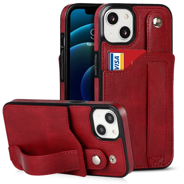 Wrist Strap Holder Phone Case, For iPhone 14 Pro Max, For iPhone 14... For iPhone 14 Red