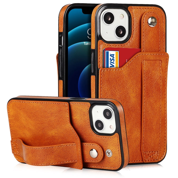 Wrist Strap Holder Phone Case, For iPhone 14 Pro Max, For iPhone 14... For iPhone 14 Yellow
