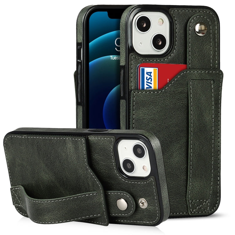 Wrist Strap Holder Phone Case, For iPhone 14 Pro Max, For iPhone 14... For iPhone 14 Emerald Green