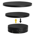 Electric Rotating Display Stand Turntable, 3 in 1, 3 in 1 Remote 3 in 1 Black
