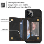 Zipper Card Holder Phone Case, For iPhone 14 Pro Max, For iPhone 14...