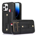 Phone Case – Leather (iPhone 14 Pro Max) #3 For iPhone 14 Pro Max Black