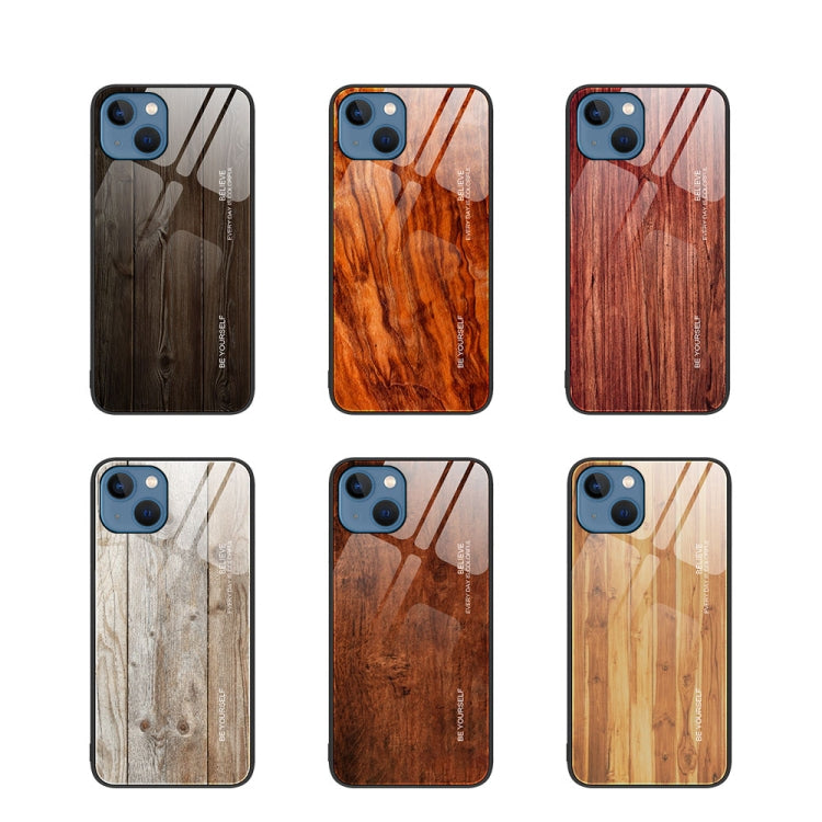Wood Grain Glass Protective Case – Durable Build, Easy to Use, For iPhone 14