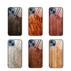 Wood Grain Glass Protective Case – Durable Build, Easy to Use, For iPhone 14