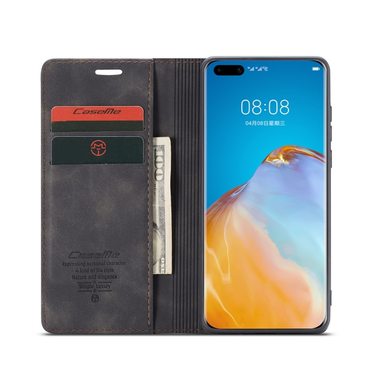 CaseMe-013 Multifunctional Horizontal Flip Leather Case with Card Slot & Holder & Wallet – Card Slot, Flip, Leather, For Huawei P40, For Huawei P40 Pro, For Huawei P40 Lite