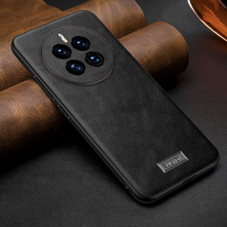 Shockproof TPU + Handmade Leather Protective Phone Case – Shockproof, Leather, TPU, For Huawei Mate 50, For Huawei Mate 50 Pro