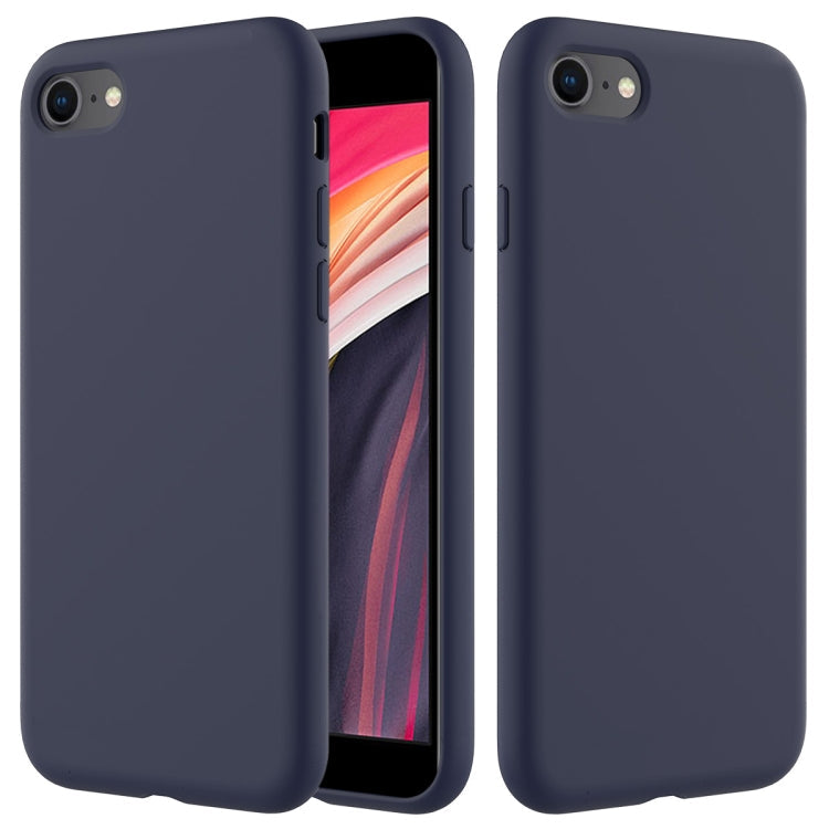 Protective Case – Shockproof, Silicone (iPhone SE 2022) For iPhone SE 2022 SE 2020 Dark Blue