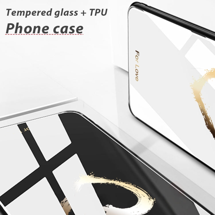Colorful Painted Glass Phone Case, For iPhone 12 Pro Max