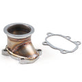 Car Modified 63mm Turbo Down Pipe V-band Adapter with Clamp Flange, Turbo Down Pipe Adapter Turbo Down Pipe Adapter