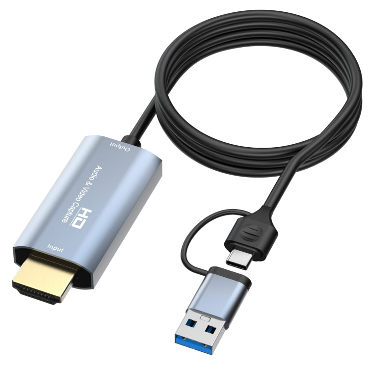 Z36 HDMI/M to USB-Type C/M HD Video Capture Card, Length: 2m, Z36 Z36