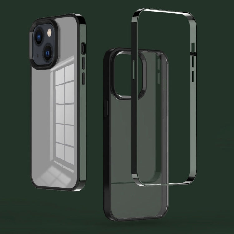 3 in 1 Electroplated Frame Phantom Phone Case, For iPhone 14, For... For iPhone 14 Green