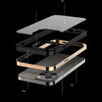 3 in 1 Electroplated Frame Phantom Phone Case, For iPhone 14, For...
