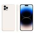Imitation Liquid Silicone Phone Case, For iPhone 14 Pro Max, For iPhone 14 Pro For iPhone 14 Pro Max White
