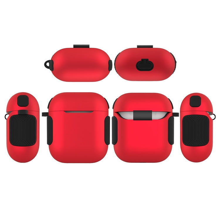 2 in 1 Matte Texture Contrast Color PC + TPU Earphone Case, For AirPods...