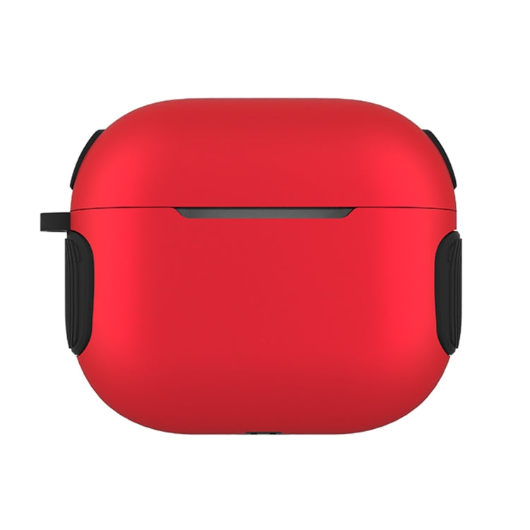 2 in 1 Matte Texture Contrast Color PC + TPU Earphone Case, For AirPods... For AirPods 3 Red