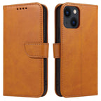 Phone Case – Leather (iPhone 14) #17 For iPhone 14 Khaki