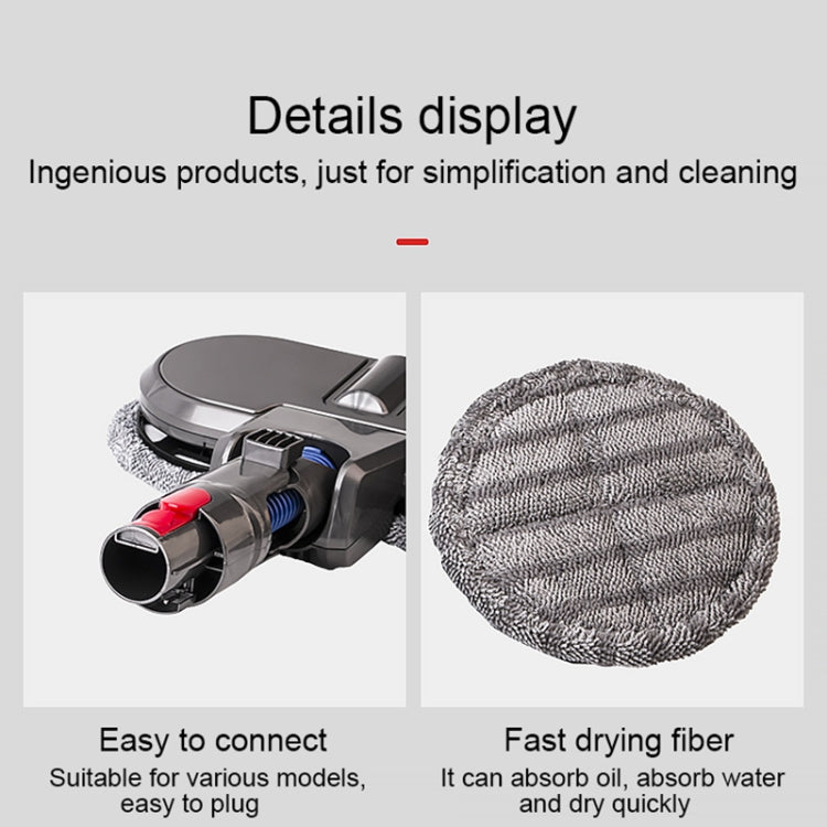 X001 Vacuum Cleaner Electric Mop Cleaning Head with Water Tank – Durable Build, Easy to Use, For Dyson V7 -V11 Grey, For Dyson V6