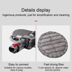 X001 Vacuum Cleaner Electric Mop Cleaning Head with Water Tank – Durable Build, Easy to Use, For Dyson V7 -V11 Grey, For Dyson V6
