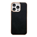 Phone Case – Leather (iPhone 13 Pro Max) #5 For iPhone 13 Pro Max Black