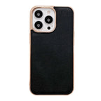 Phone Case – Leather (iPhone 13 Pro Max) #5 For iPhone 13 Pro Max Black