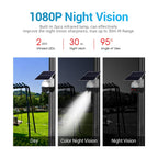 ESCAM QF624 1080P HD IP66 Waterproof WiFi Solar Panel PT IP Camera without Battery, QF624
