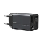 RP-U43 3.4A 4 USB Port Fast Charger, EU Plug, UK Plug – TPU