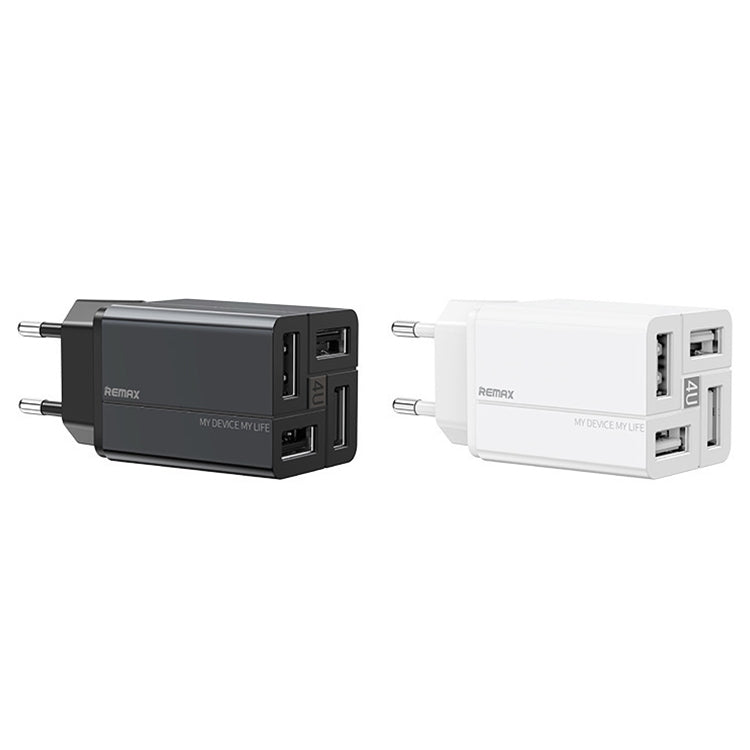 RP-U43 3.4A 4 USB Port Fast Charger, EU Plug, UK Plug – TPU