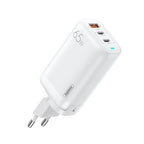 REMAX RP-U55 Territory Series 65W USB+Dual USB-C / Type-C Interface Fast Charger, EU Plug, UK Plug, CN Plug EU Plug
