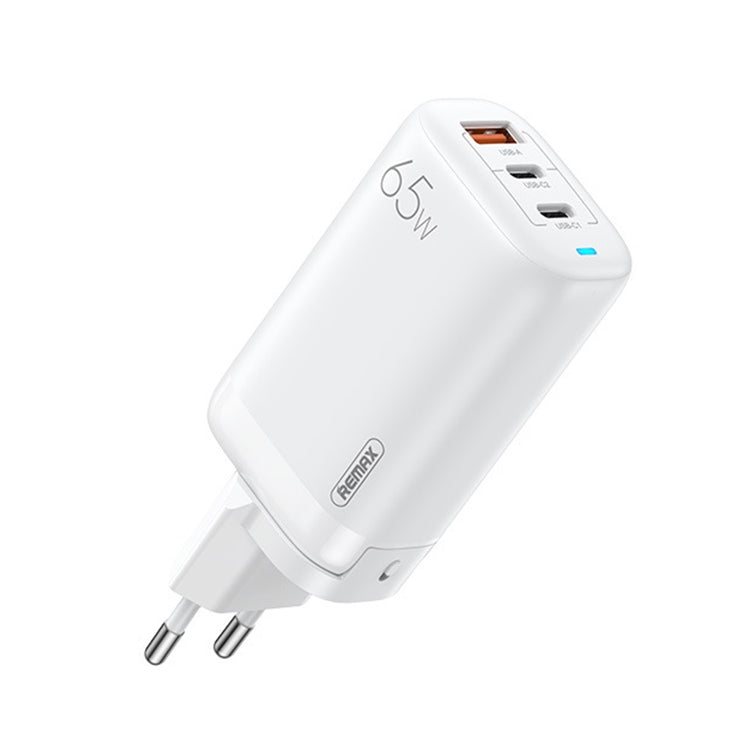 REMAX RP-U55 Territory Series 65W USB+Dual USB-C / Type-C Interface Fast Charger, EU Plug, UK Plug, CN Plug EU Plug
