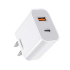 REMAX RP-U68 Speedy Series 20W USB+USB-C/Type-C Interface Fast Charger, CN Plug, EU Plug, UK Plug, US Plug CN Plug