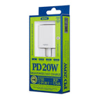 REMAX RP-U68 Speedy Series 20W USB+USB-C/Type-C Interface Fast Charger, CN Plug, EU Plug, UK Plug, US Plug