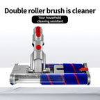 Double Roller Brush Universal Electric Floor Brush, For Dyson V7 / V8 / V10 / V11 23cm