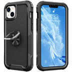 3 in 1 Ring Holder Phone Case, For iPhone 14, For iPhone 14 Plus, For...