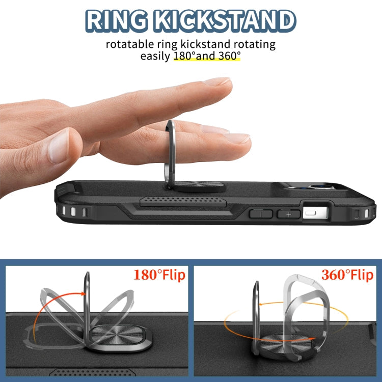 3 in 1 Ring Holder Phone Case, For iPhone 14, For iPhone 14 Plus, For...