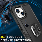3 in 1 Ring Holder Phone Case, For iPhone 14, For iPhone 14 Plus, For...