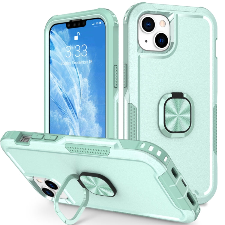 3 in 1 Ring Holder Phone Case, For iPhone 14, For iPhone 14 Plus, For... For iPhone 14 Plus Mint Green