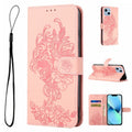 Phone Case – Leather (iPhone 14) #15 For iPhone 14 Pink