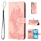 Phone Case – Leather (iPhone 14) #15 For iPhone 14 Pink