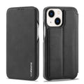 Phone Case – Leather (iPhone 14) #22 For iPhone 14 Black