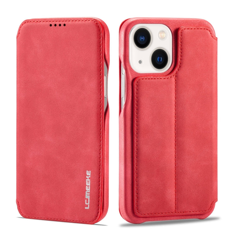 Phone Case – Leather (iPhone 14) #22 For iPhone 14 Red