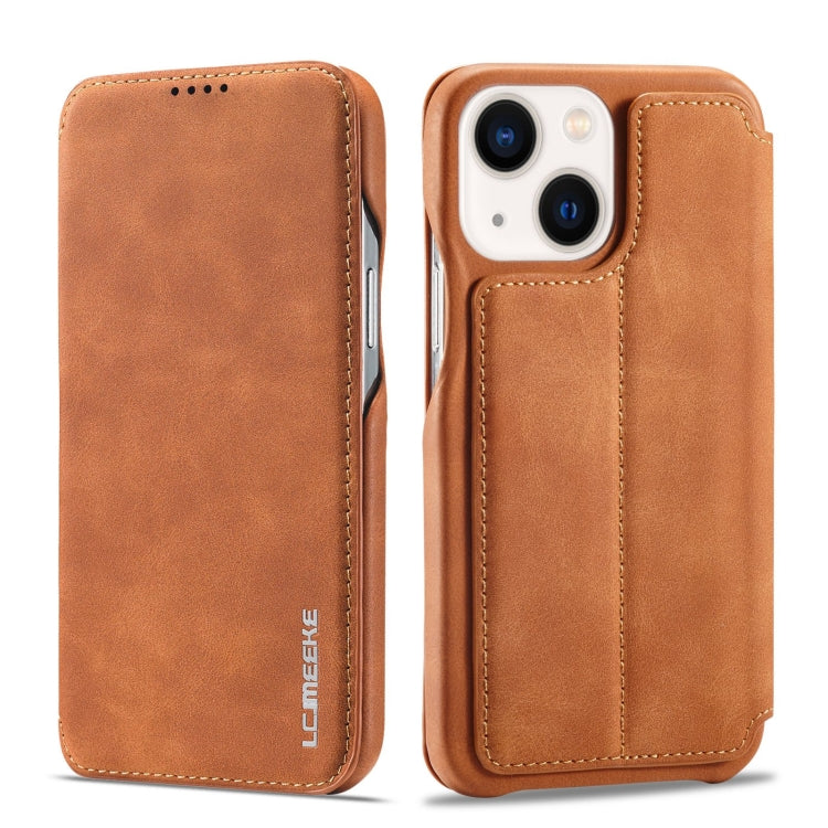Phone Case – Leather (iPhone 14) #22 For iPhone 14 Brown