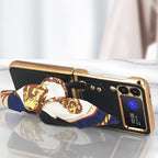 GKK Handbag Design Leather + PC Phone Case, For Samsung Galaxy Z Flip3 5G