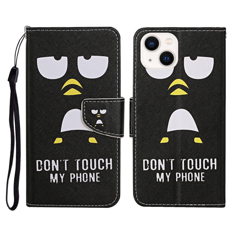 Phone Case – Leather (iPhone 14) #21 For iPhone 14 Penguins