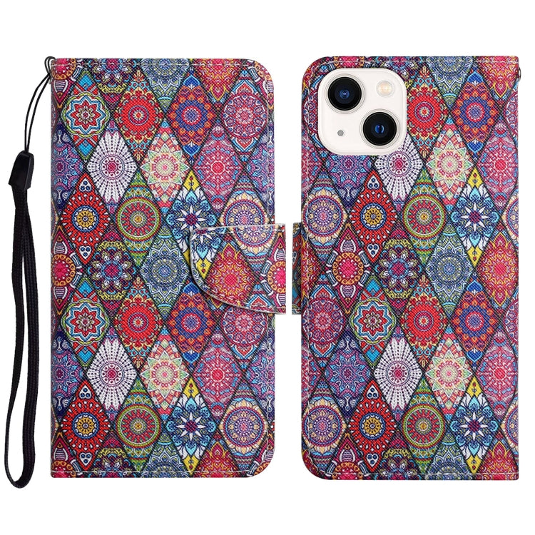 Phone Case – Leather (iPhone 14) #21 For iPhone 14 Kaleidoscope