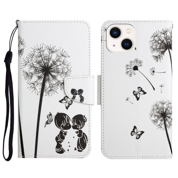 Phone Case – Leather (iPhone 14) #21 For iPhone 14 Dandelions