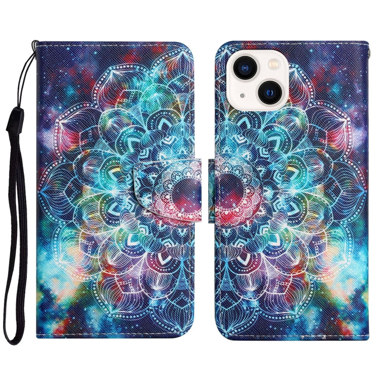 Phone Case – Leather (iPhone 14 Plus) #2 For iPhone 14 Plus Star Mandala