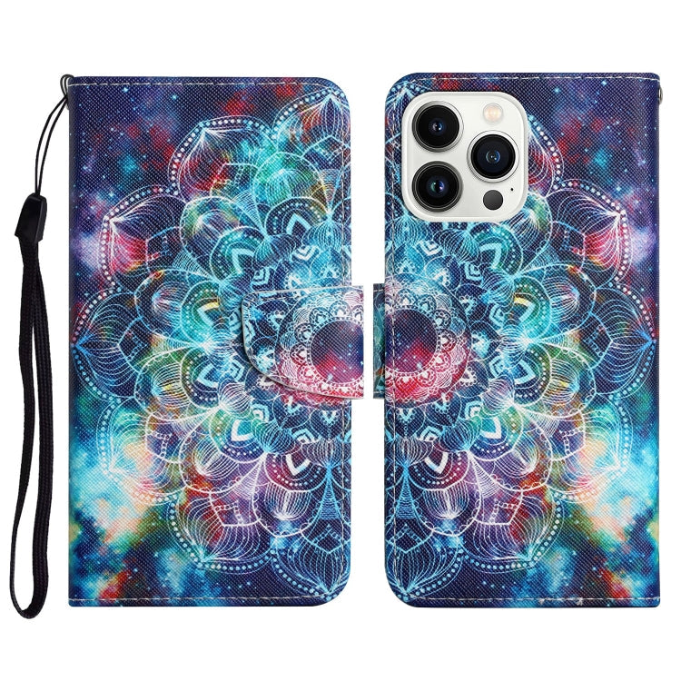 Phone Case – Leather (iPhone 14 Pro) #2 For iPhone 14 Pro Star Mandala